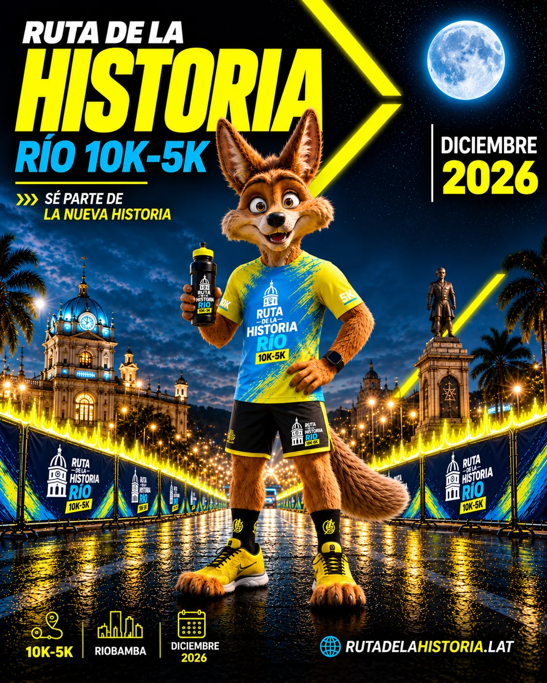 Auki Mascota Oficial de la Ruta de la Historia